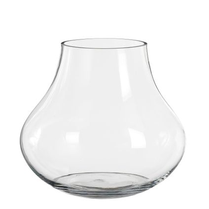 Mica Decorations Vaas Bellagio - 30x30x26 cm - Glas - Transparant