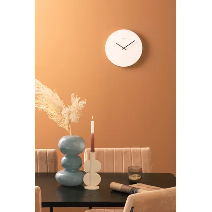 Karlsson - Horloge Murale Color Splash - Blanc 5