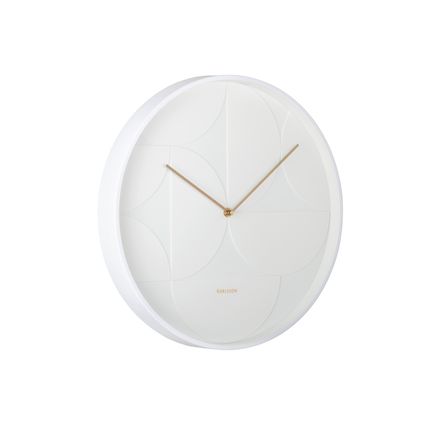Karlsson - Horloge murale Echelon Circular - Blanc