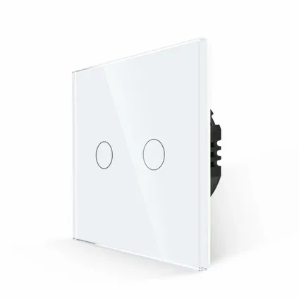 Interrupteur bidirectionnel - Blanc - Contrôle 2 lampes - SmartinHuis