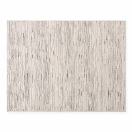 Oviala Rechthoekig tapijt van polypropyleen 160x230 cm zandkleurig