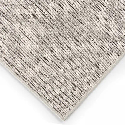 Oviala Rechthoekig tapijt van polypropyleen 160x230 cm zandkleurig 4