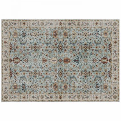 Oviala Rechthoekig tapijt met chenille antiek patroon 160 x 230 cm