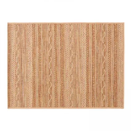 Oviala Urda Rechthoekig tapijt van polypropyleen 200x290 cm roest