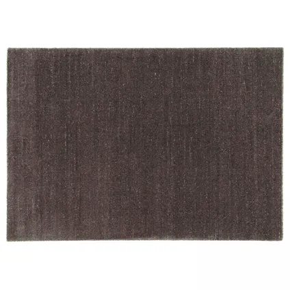 Oviala Rechthoekig tapijt van antracietgrijs polypropyleen, 160 x 230 cm