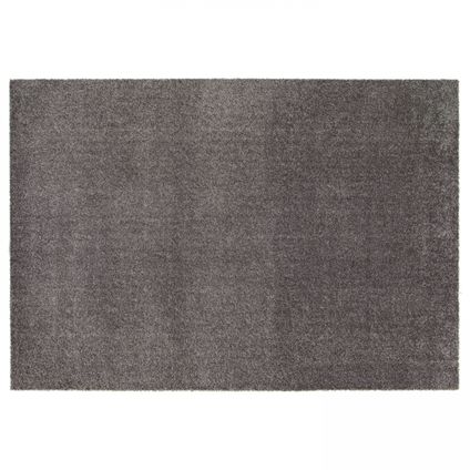 Oviala Effen tapijt met lange polypropyleen haren, 200 x 290 cm, grijs