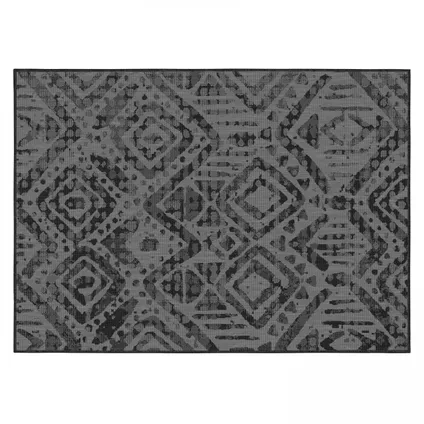 Oviala Kano Buitentapijt van polypropyleen 160 x 230 cm zwart 2