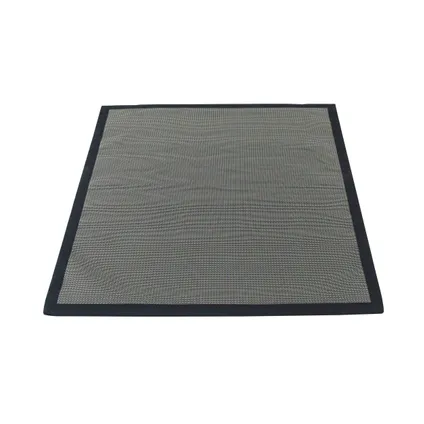 Oviala Solys Barbecue en plancha mat en zwart PVC 150 x 120 cm 2