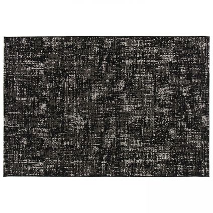 Tapis d'extérieur Oviala Hella en polypropylène 120 x 170 cm noir