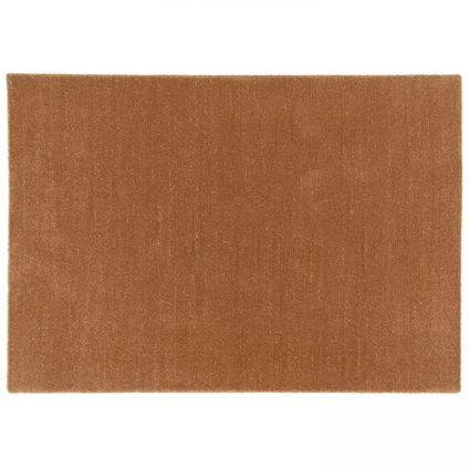Oviala Manae Rechthoekig polypropyleen tapijt, bruin kortpolig, 200 x 290 cm
