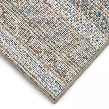 Oviala Rechthoekig tapijt van polypropyleen 120x160 cm grijs 4