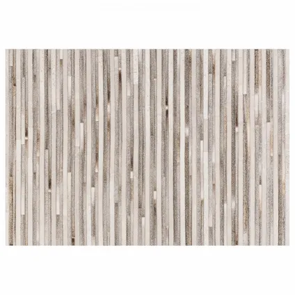 Oviala Rechthoekig tapijt met patchworkpatroon en koeienhuideffect 160x230cm
