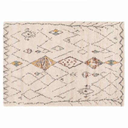 Oviala Rechthoekig tapijt van polypropyleen met etnisch patroon, 120 x 170 cm