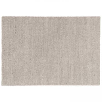 Oviala Rechthoekig tapijt van lichtgrijs polypropyleen 160 x 230 cm