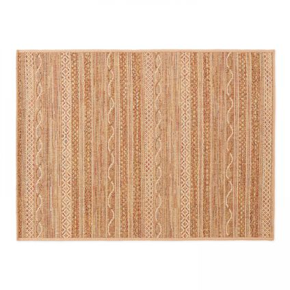 Oviala Urda Rechthoekig tapijt van polypropyleen, 160x230 cm, roestkleurig