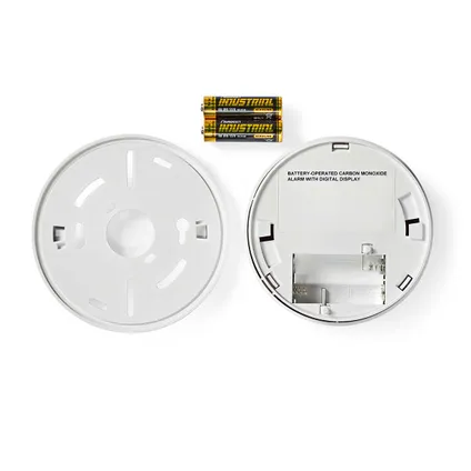 Nedis - Koolmonoxidemelder | Batterij Gevoed | EN-conform: EN 50291 | Met testknop | 85 dB | Wit 6