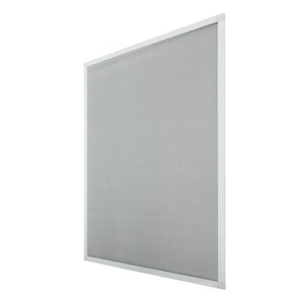 ECD Germany 5x Moustiquaire pour Fenêtre - 80 x 100 cm - Cadre en Aluminium Blanc