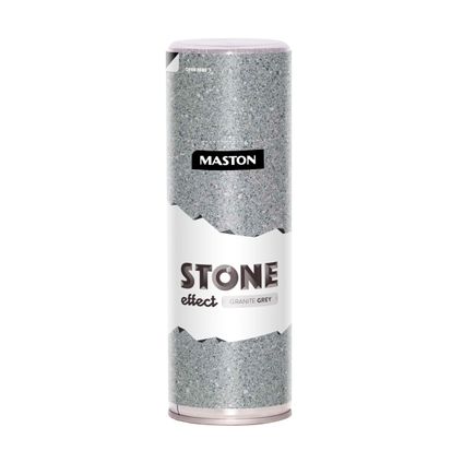 Maston Spraypaint Stone Effect - Granite Grey - peinture en aérosol - 400 ml