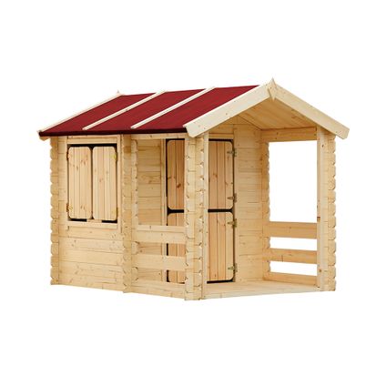 Maison en bois pour enfants - Timbela M501 - 182x146xH145cm/1.1m2