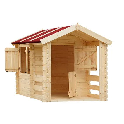 Maison en bois pour enfants - Timbela M501 - 182x146xH145cm/1.1m2 3