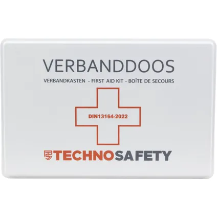 Technosafety EHBO set - DIN 13164 - Verbanddoos S3