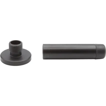 Deurstopper zwart - 70mm - Wandbevestiging 2