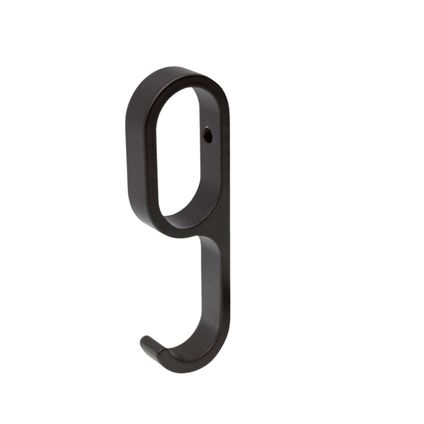 Gardelux - Garderobebuis kleding hanger - Zwart - Geschikt voor 30x15 - Verpakt per stuk
