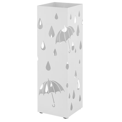 Porte-parapluies en métal - Blanc