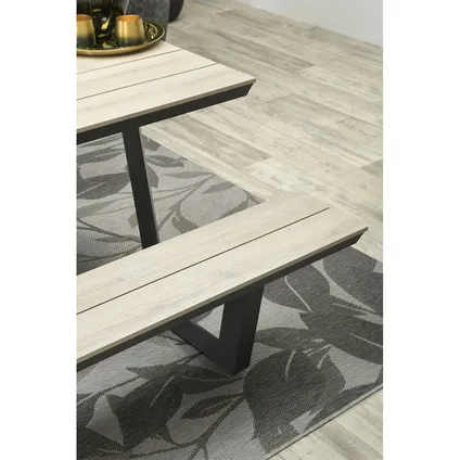 Garden Impressions Sarria table de pique-nique 200 x 90 - gris foncé 3