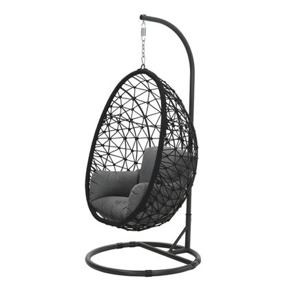 Garden Impressions Panama chaise suspendue - corde noir