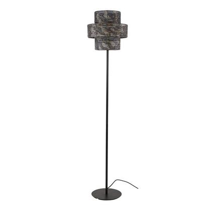 Hoyz Collection - Vloerlamp 1L Lantern - Zwart Bruin