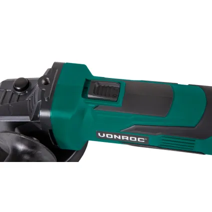 VONROC Haakse slijper 20V - 115mm | Incl. 2.0Ah accu en oplader 4