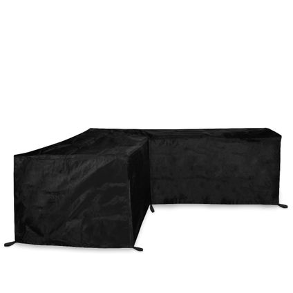 Housse pour canapé d’angle de jardin - 215x215x85cm - H: 70cm - Imperméable et résistante aux UV, à la gèle et les