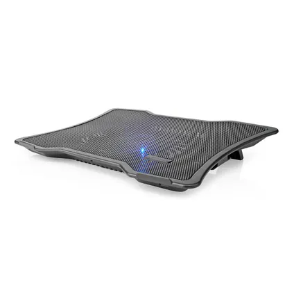 Nedis - Notebook-Standaard | 1 | USB Gevoed | Aantal hoeken: 2 | 17 " | 1500 rpm | LED 8