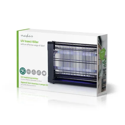 Nedis - Lampe Anti-Insectes Électrique | 16 W | Type d'ampoule: F8T5/BL | Portée efficace: 50 m² 5