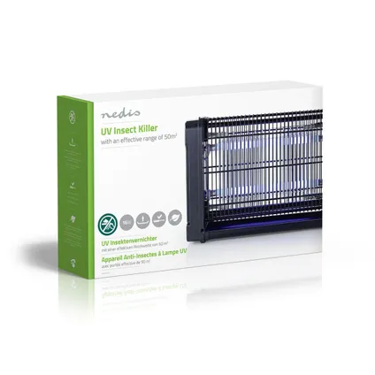 Nedis - Lampe Anti-Insectes Électrique | 16 W | Type d'ampoule: F8T5/BL | Portée efficace: 50 m² 6
