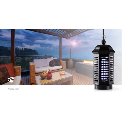 Nedis - Lampe Anti-Insectes Électrique | 4 W | Type de lampe: F4T5/BL | Portée efficace: 30 m² 6