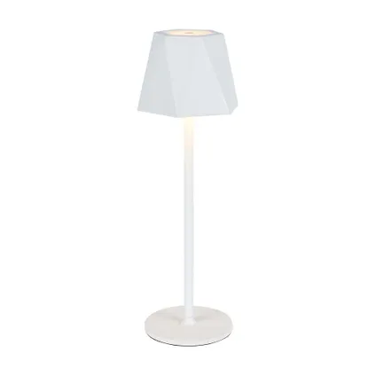 Rechargeable Table Lamps V-TAC VT-1034-W - IP20 - White Body - 1.5 Watts - 150 Lumens - 3IN1