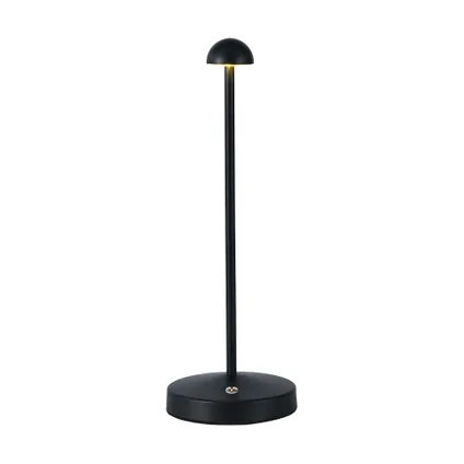 Lampes de table rechargeables V-TAC VT-1073-B - IP20 - Corps noir - 1,6 Watts - 130 Lumens - 3IN1