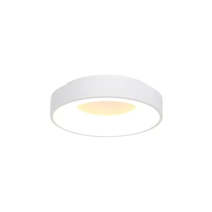 Strakke ronde LED plafondlamp Steinhauer Ringlede Wit