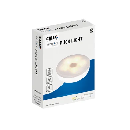Calex Éclairage de Placard Pucklight - Lot de 3 - Compact - sans Fil 4