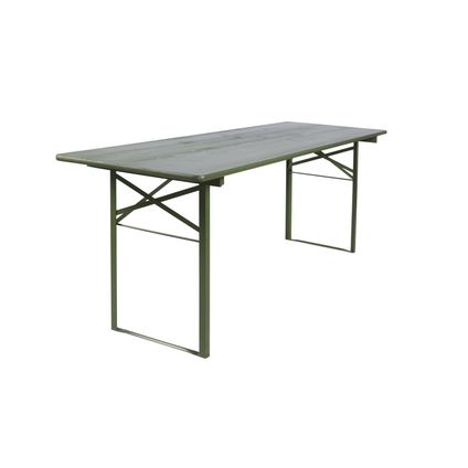 MaximaVida table de pique-nique pliable Berlin 200 cm vert olive - certifié FSC