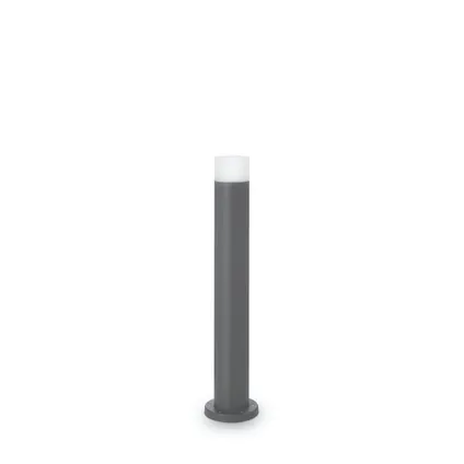 Moderne Grijze Vloerlamp - Ideal Lux Venus - Aluminium - GU10 - 12 x 12 x 60 cm