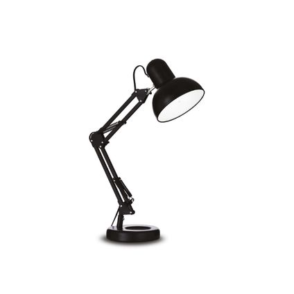 Ideal Lux Lampe De Table - Métal - Conceptions - E27 - L:15cm - Noir