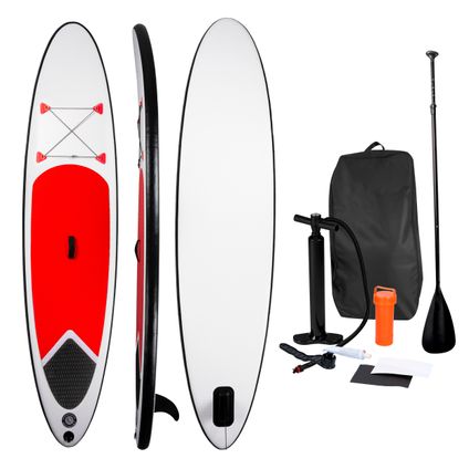 MaxiMondo Planche de Stand Up Paddle Gonflable Rouge/Blanc