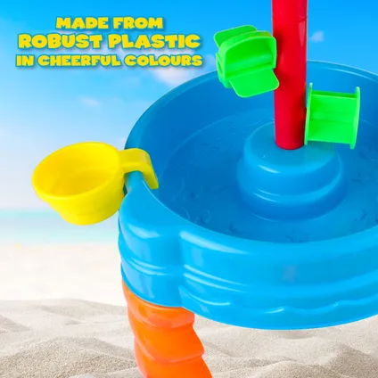 Eddy Toys Table de sable et d'eau avec accessoires 7