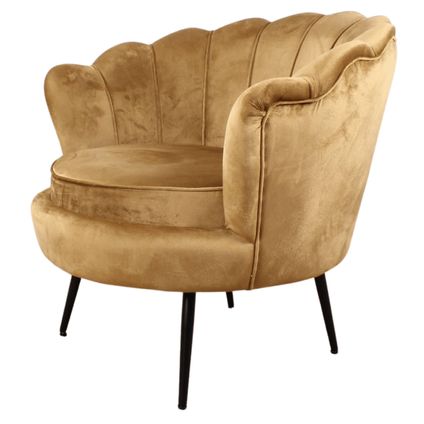 DS4U - Feliz fauteuil velvet goud