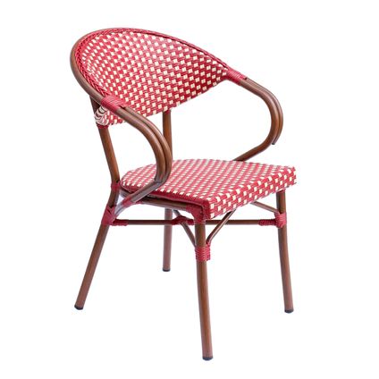 Oviala Rode aluminium fauteuil