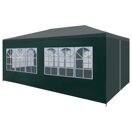 The Living Store - Polyéthylène - Tente de réception 3 x 6 m Vert - TLS45103