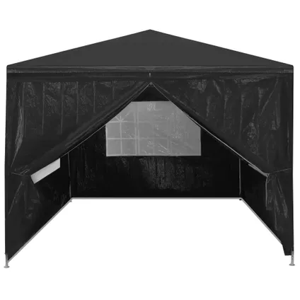 The Living Store - Tissu - Tente de réception 3 x 3 m Anthracite - TLS45098 3